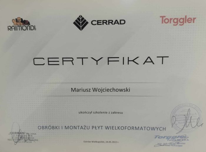 Zdjęcie włascicela firmy podczas pracy